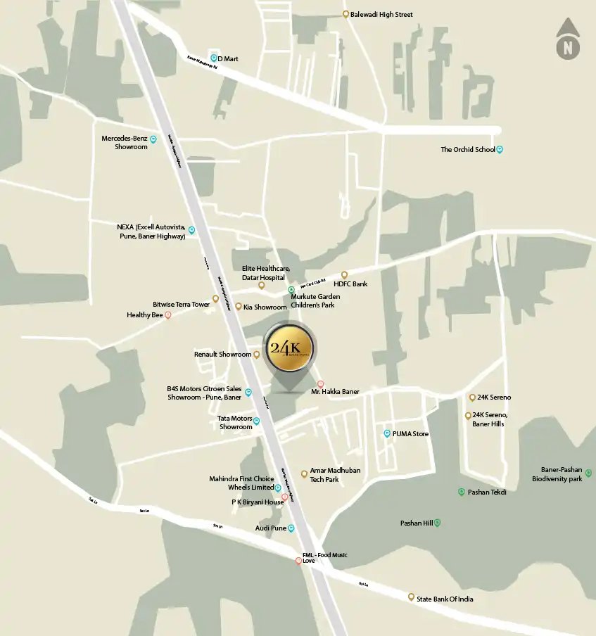 24k Altura Baner Pune, 24K Altura Kolte Patil, luxury apartments in Baner Pune, 3 BHK Baner Pune, 4 BHK luxury flats Pune, Kolte Patil 24K series Baner
